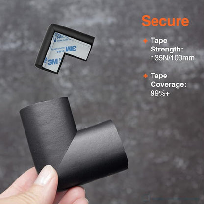 واقي زوايا الأثاث الإسفنجي لحماية الأطفال (عبوة 4 قطع)