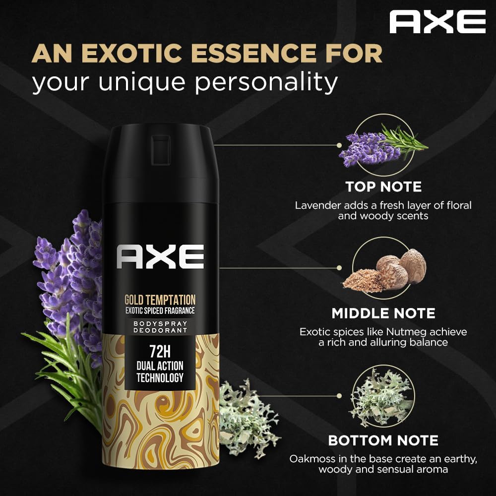 أكس مزيل عرق بخاخ للرجال 150 مل (AXE Deodorant Body Spray)