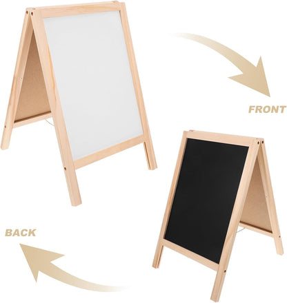 لوح رسم خشبي صغير مزدوج الجهتين