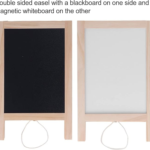 لوح رسم خشبي صغير مزدوج الجهتين