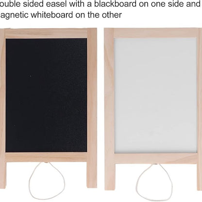 لوح رسم خشبي صغير مزدوج الجهتين