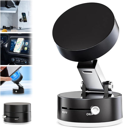 ستاند مغناطيسي ثقيل للموبايل - بيركب عالمكتب بشفط الهواء