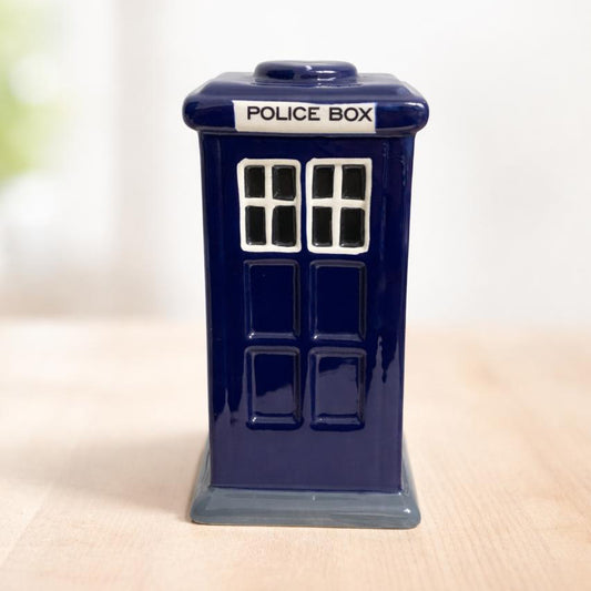 حصالة سيراميك كلاسيكيه بتصميم كشك الشرطة