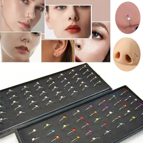 مجموعة حلق أنف (25 قطعة)