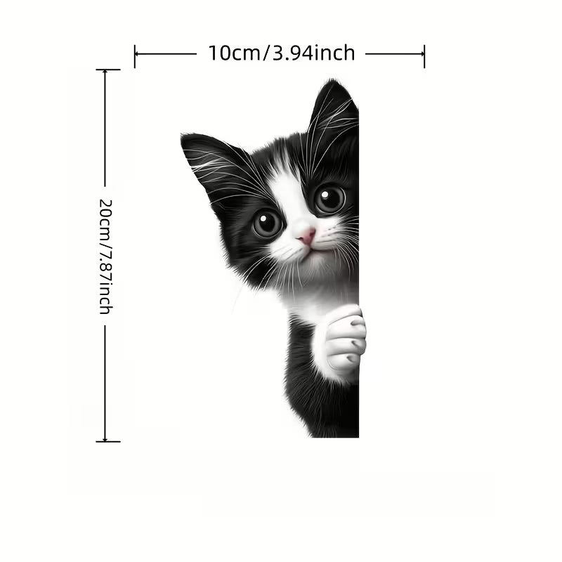ستيكر كيتي كيوت بتطل من الشباك