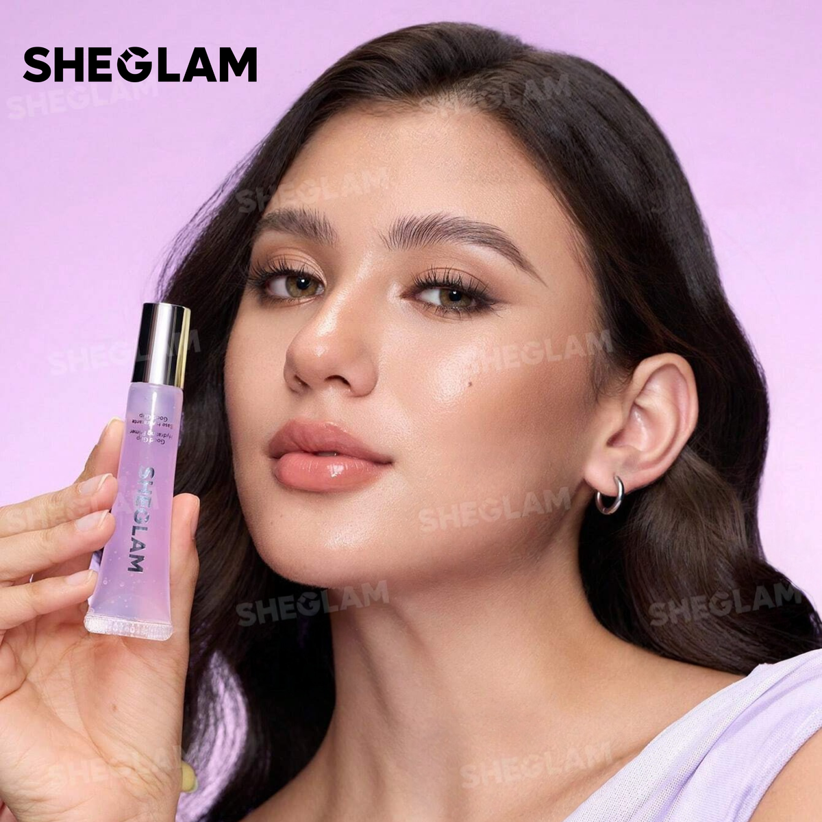 برايمر مرطب ومثبت للمكياج SHEGLAM Good Grip – توت أزرق وAHA، 15 مل