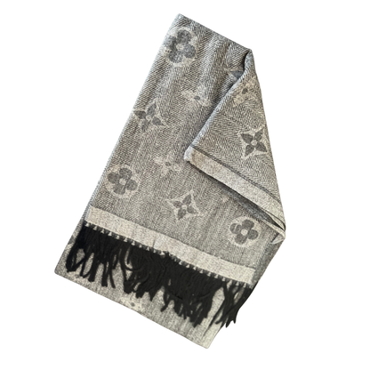 شال كتف صوف ناعم-عدة نقشات والوان