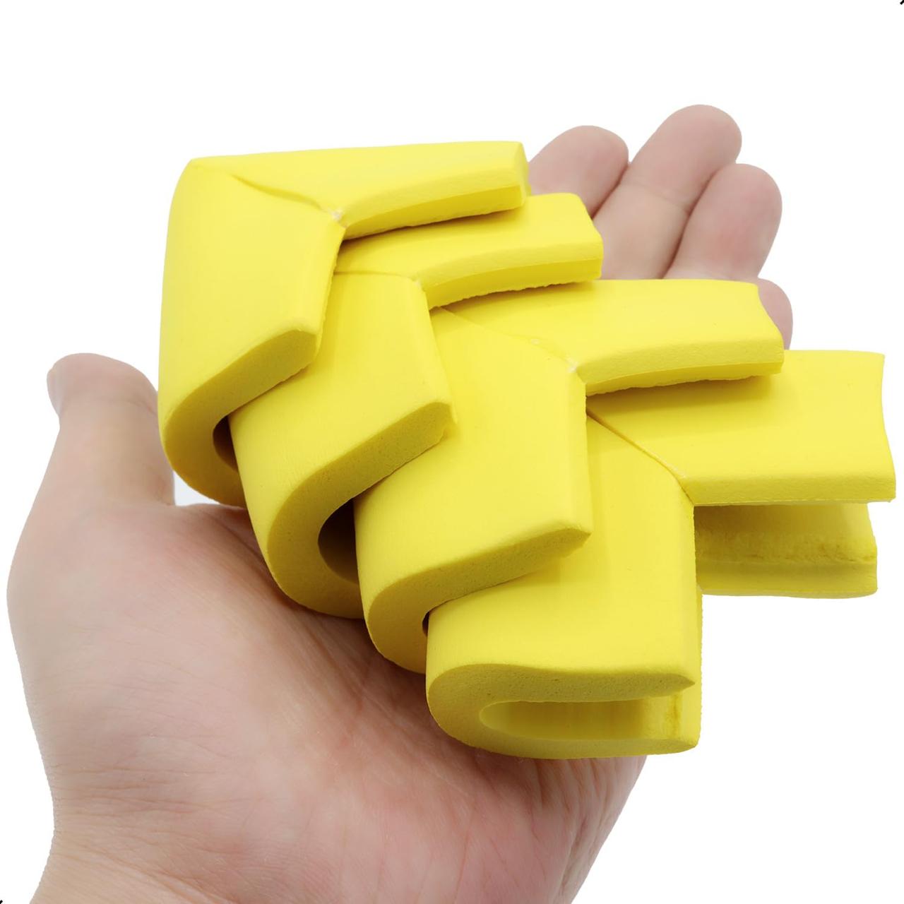 واقي زوايا الأثاث الإسفنجي لحماية الأطفال (عبوة 4 قطع)