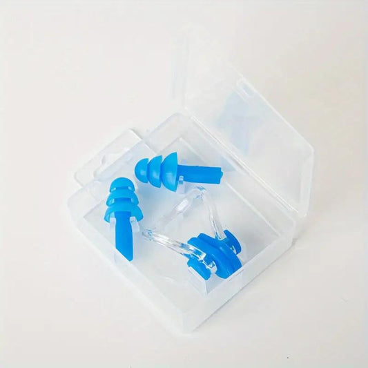 طقم سدادات أذن ومشبك أنف