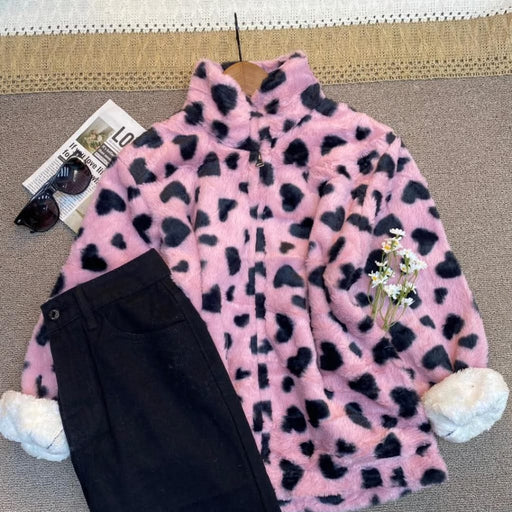 جاكيت نسائي فرو قصير