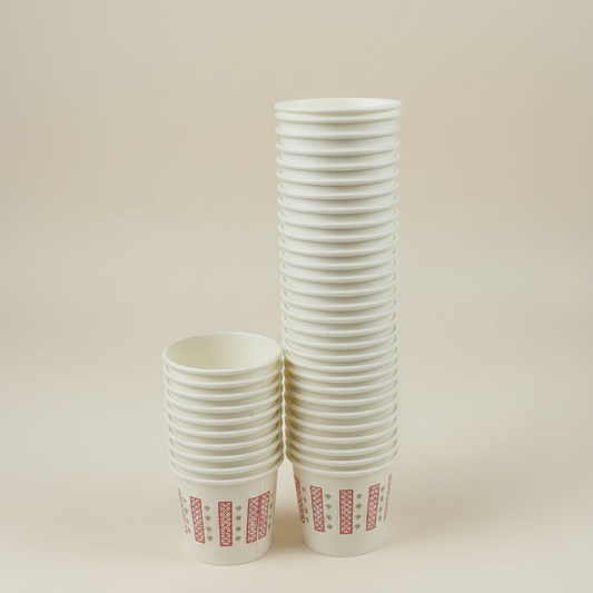 فناجين قهوة سادة استخدام مره واحدة– عدد 40