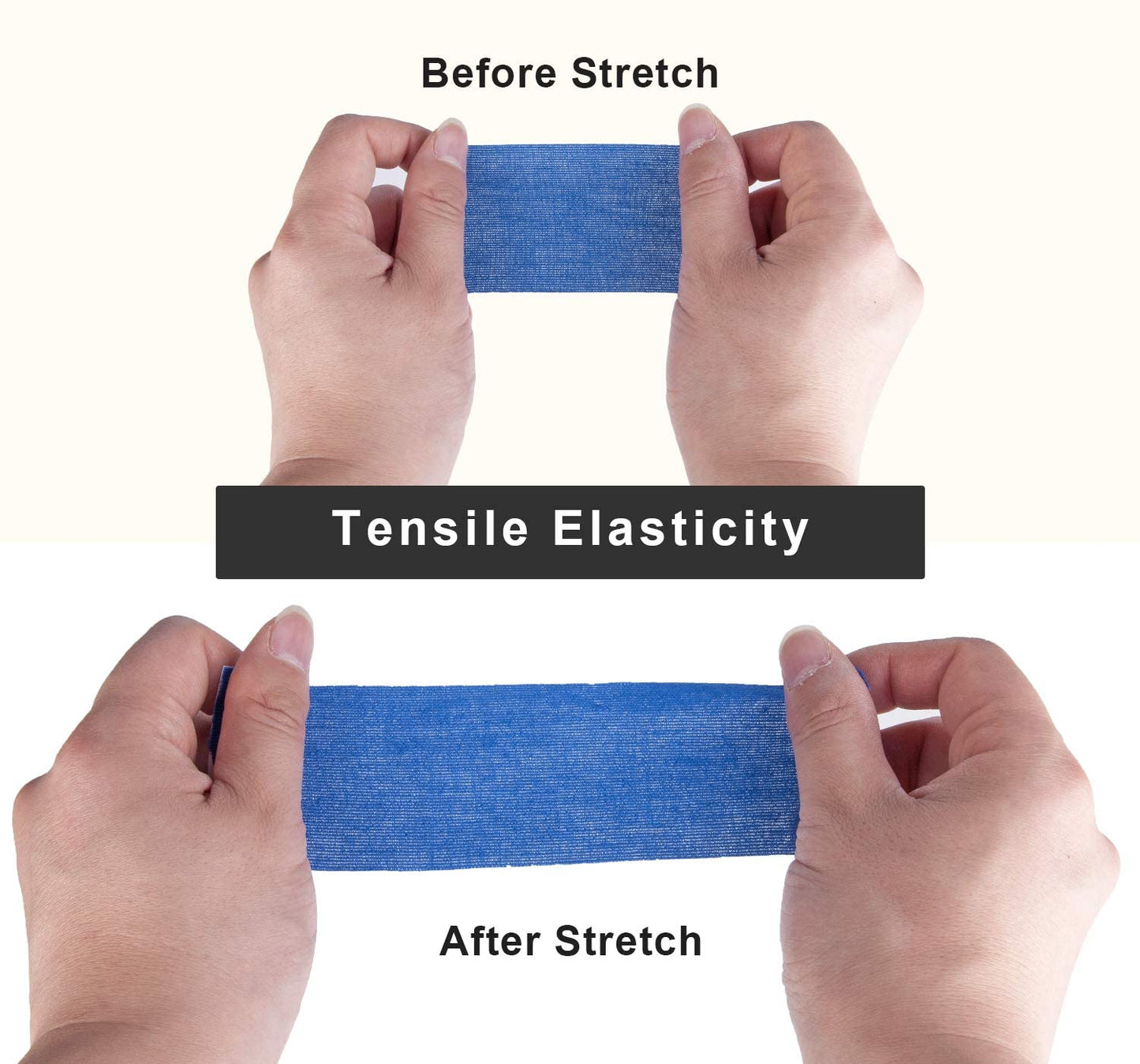 شريط كينيزولوجي Hexwell – 5 أمتار لعلاج الإصابات الرياضية