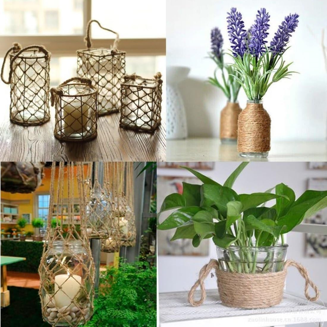 رول حبل خيش للأشغال اليدويه والفنيه