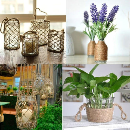 رول حبل خيش للأشغال اليدويه والفنيه