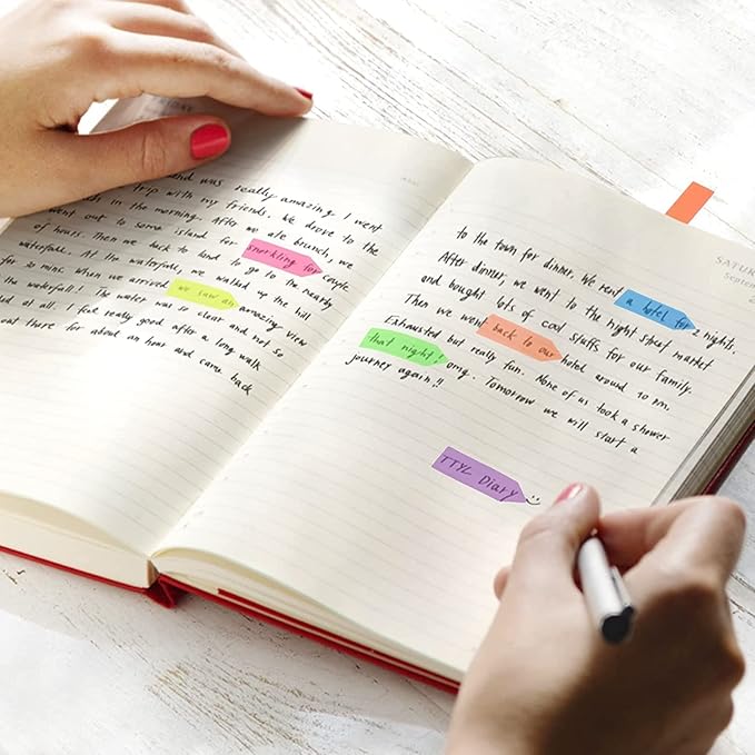 مجموعة ستيكي نوتس ملونه -لتعليم الصفحات