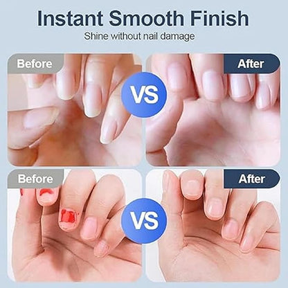 مبرد أظافر كهربائي أوتوماتيك مع إضاءة LED 💅✨