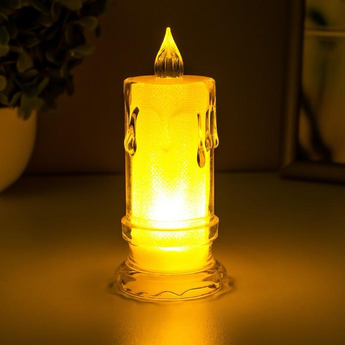 شمعة بلاستيكيه انيقة  8.5 سم - تعمل بالبطاريه