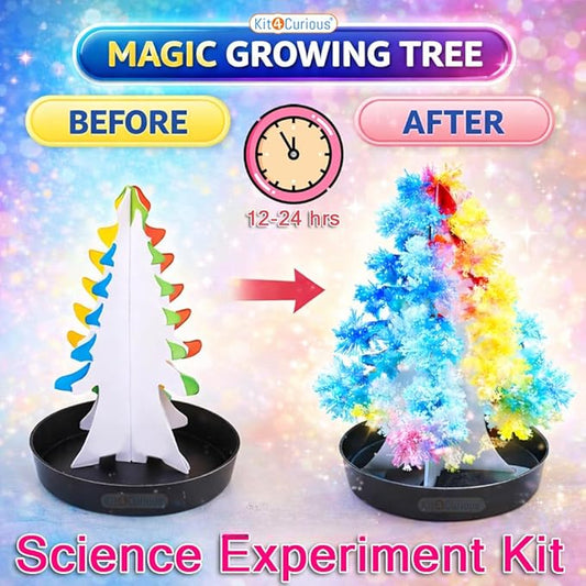 شجرة كريستال سحرية للأطفال – طقم تجربة علمية