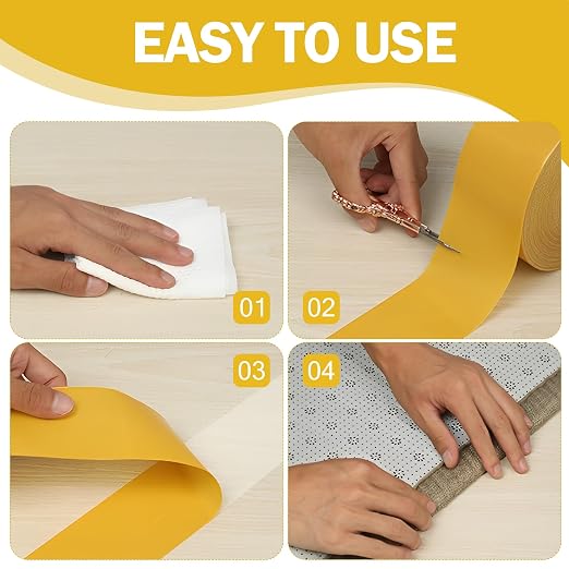 لاصق دبل فيس مقوى بشبكة(لاصق للسجاد)