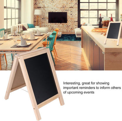 لوح رسم خشبي صغير مزدوج الجهتين