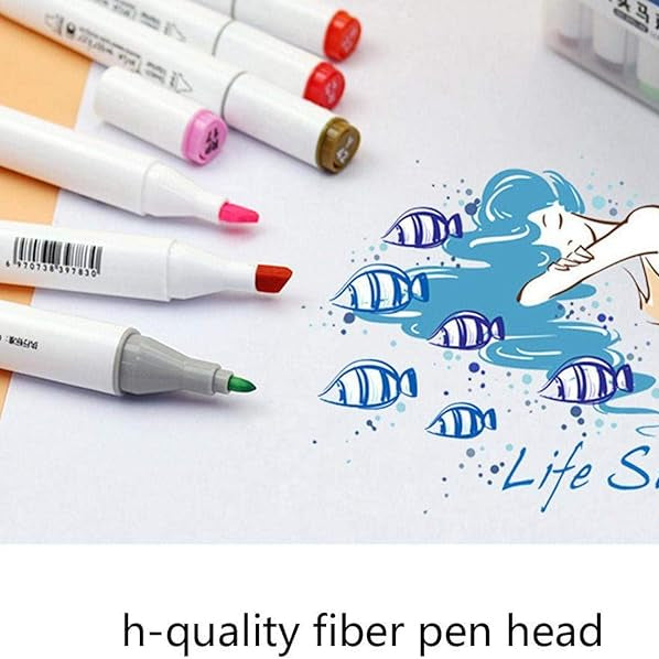 أقلام تلوين للطلاب برأسين (دبل) – 6 لون