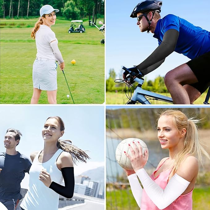 اكمام ذراع (معاصم) واقية من الشمس – (للرجال والنساء)