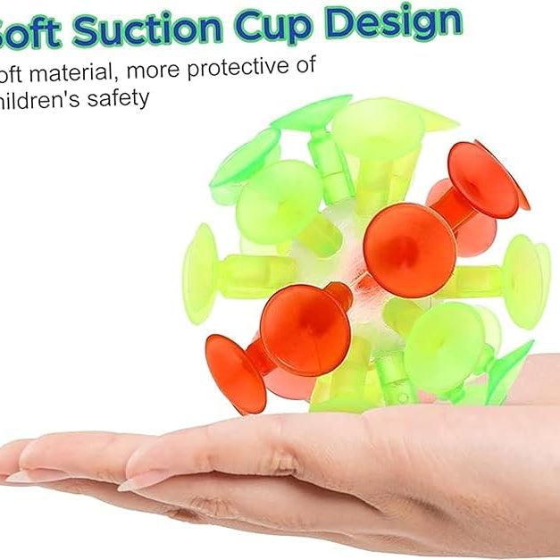 كرة لاصقة بكؤوس شفط مع الواح التقاط – لعبة رمي والتقاط للأطفال