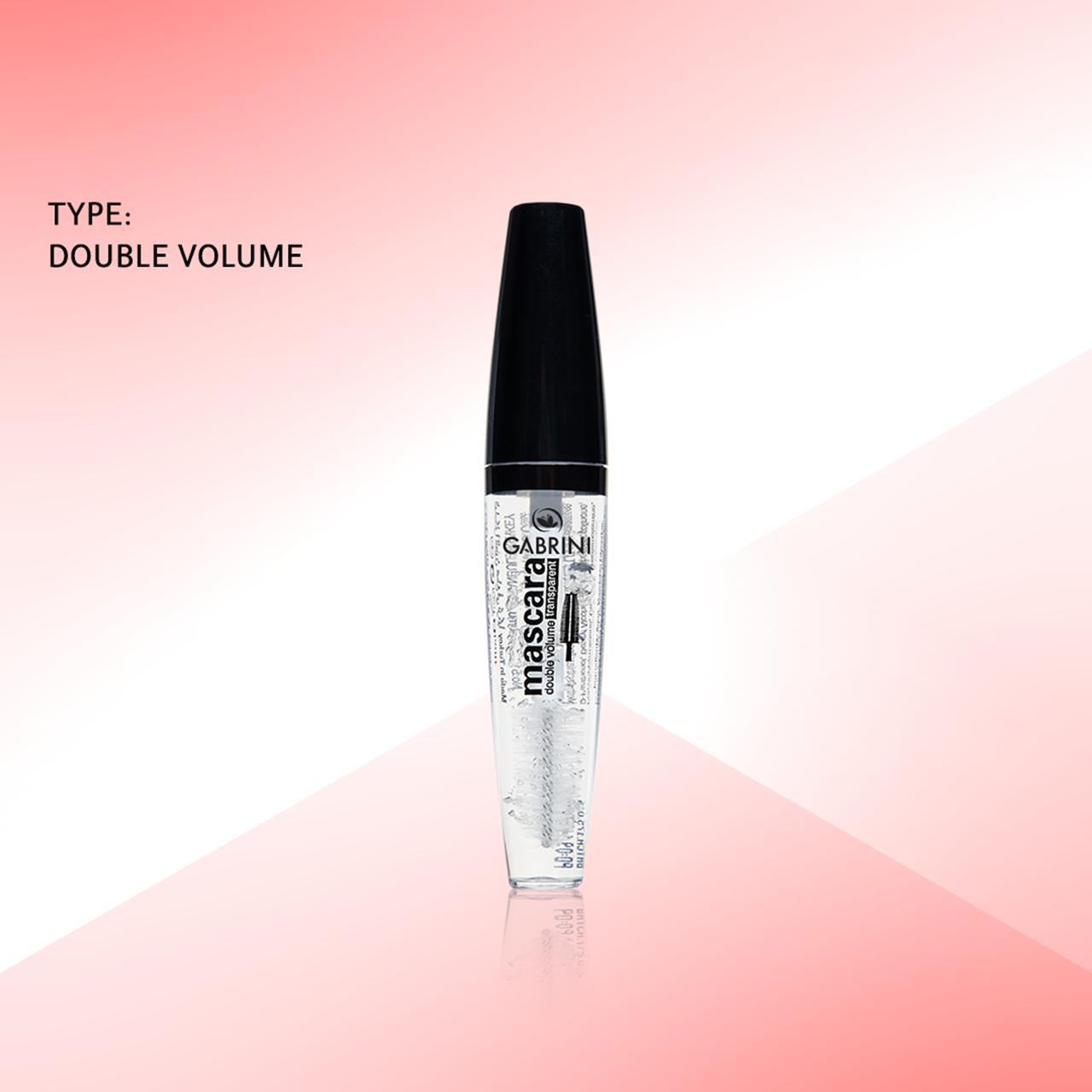 ماسكارا Gabrini شفافة لتكثيف الرموش – Double Volume