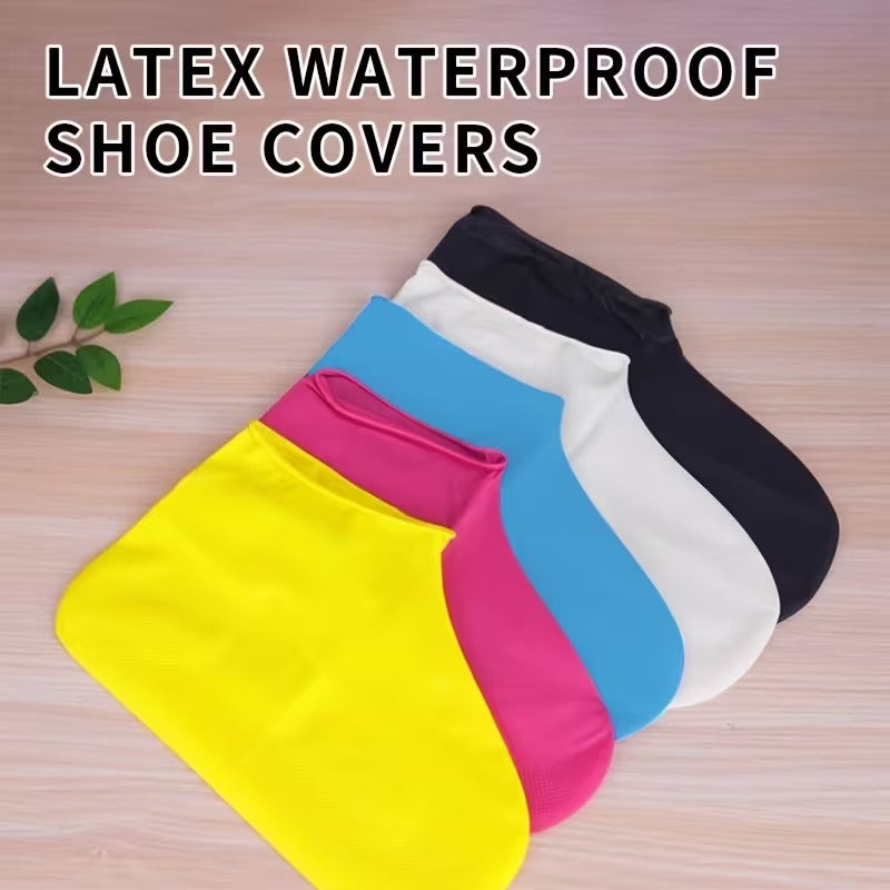 زوج غطاء حذاء سيليكون مقاوم للماء وغير قابل للانزلاق