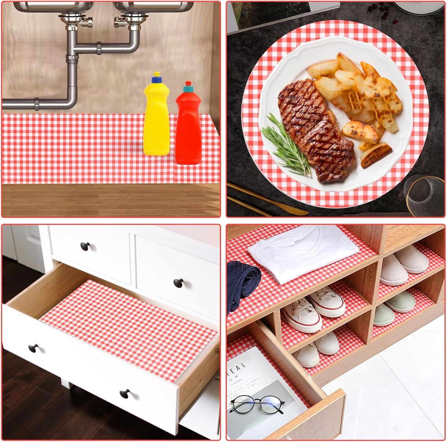 رول فرش حماية وتنظيم الجوارير والخزاين والثلاجه 30×100 سم