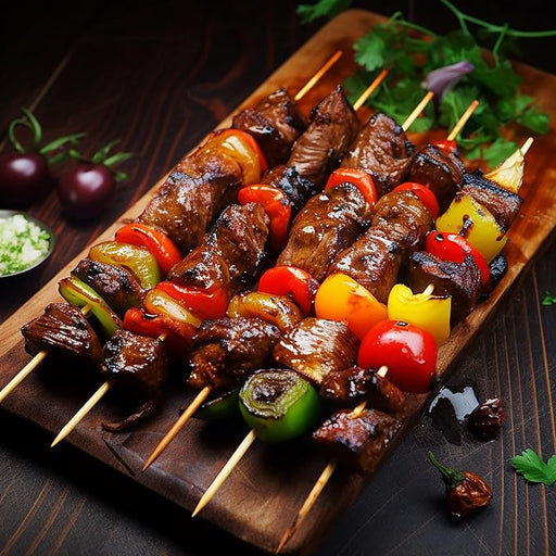 سياخ شوي من الخيزران المدببة عالية الجودة