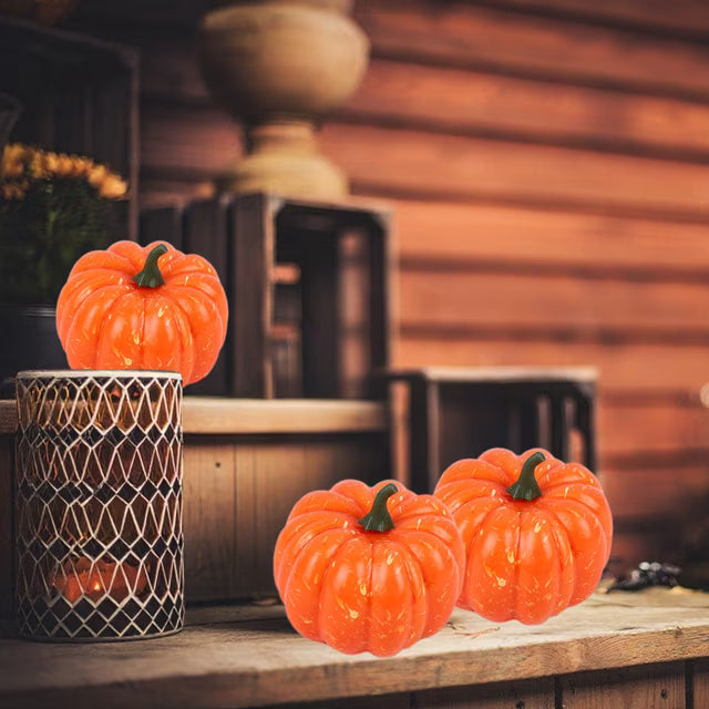 قرع زينة صناعي للديكور ٣ قطع - Pumpkins
