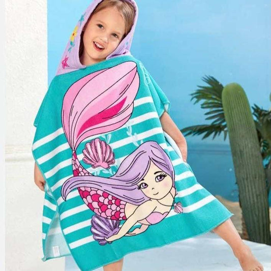 منشفة اطفال مع طاقية