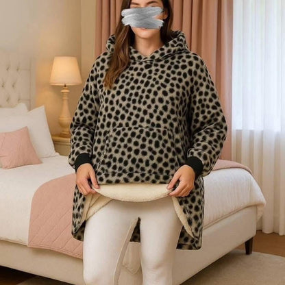 هودي ستاتي تايغر OVERSIZE مبطن فرو