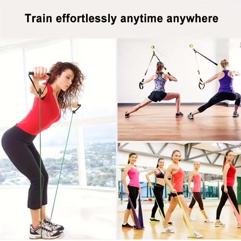 طقم مطات مقاومة خماسي مع مسكات وحقيبة