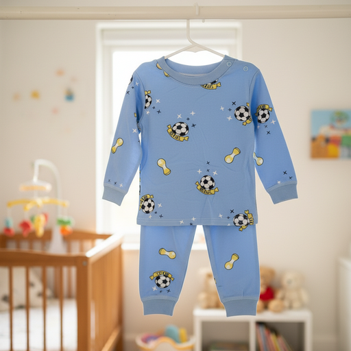 بيجامة أطفال ولادي كم طويل