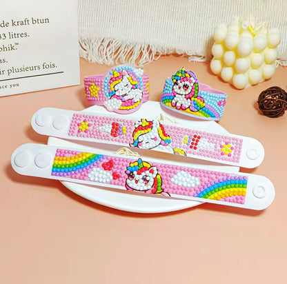 أساور الماس 5D للأطفال – طقم صنع يدوي ممتع