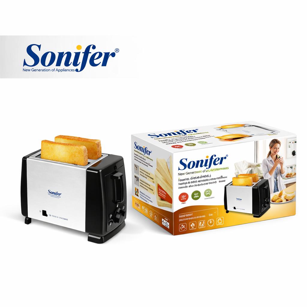 محمصة خبز كهربائية 2 شريحة – Sonifer WD-002