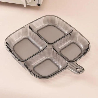 طبق تقديم اكريليك مقسم