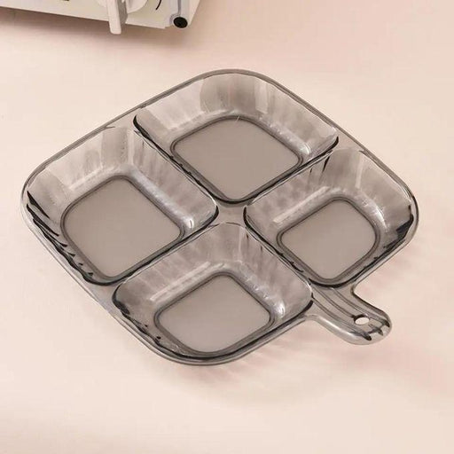 طبق تقديم اكريليك مقسم