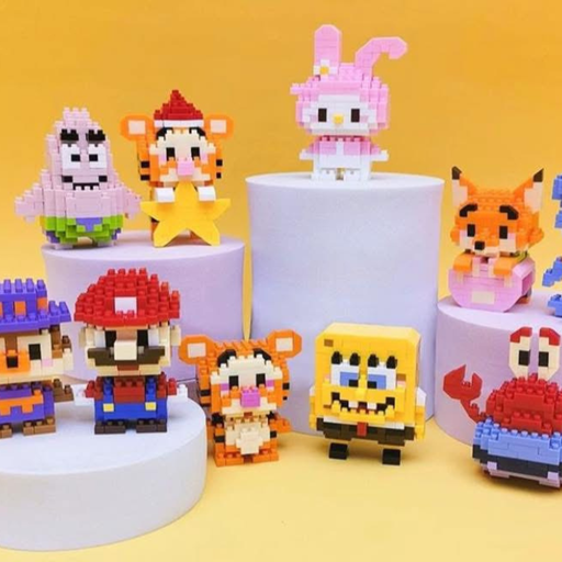 DUZ مكعبات بناء صغيرة Micro blocks عدت اشكال