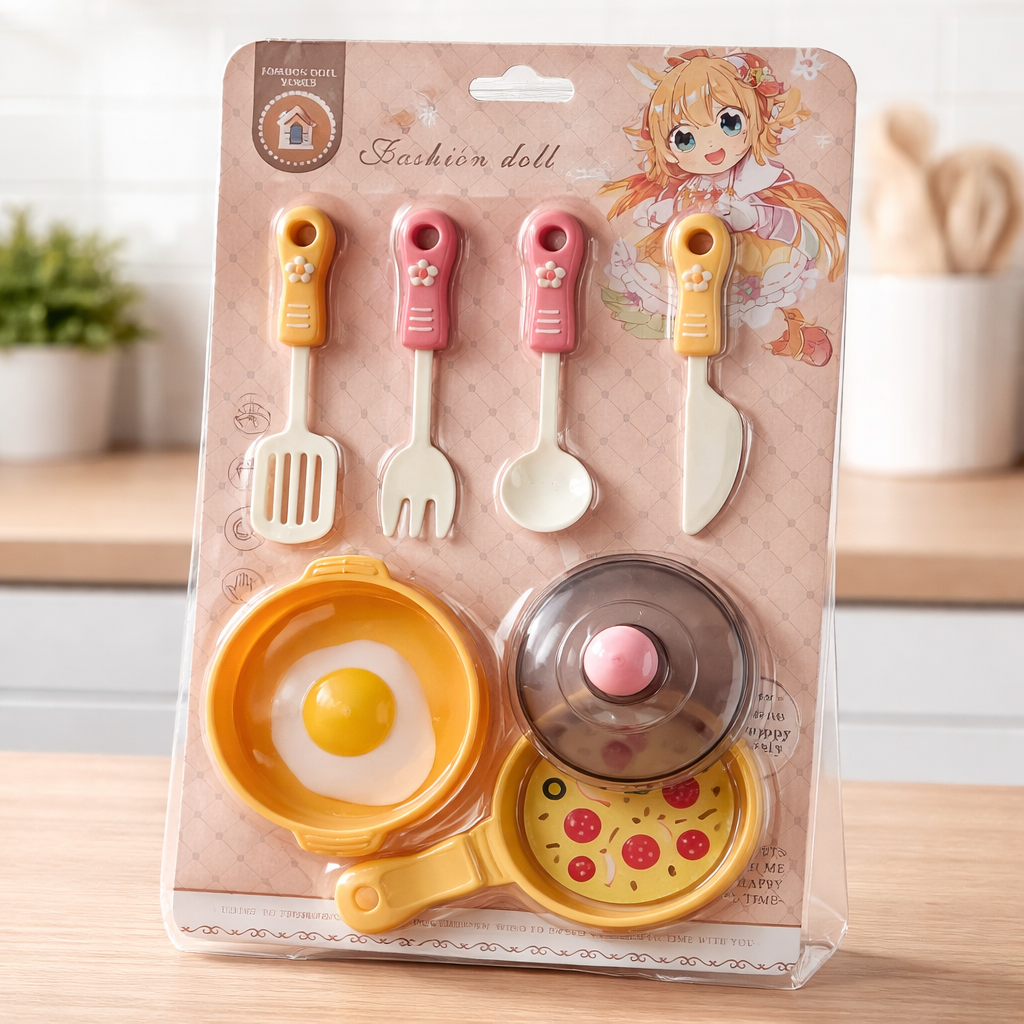 طقم مطبخ ألعاب للأطفال – Kitchen Set (8 قطع)