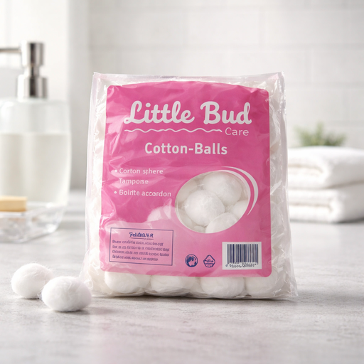 Little Bud Care  مجموعة قطن مكياج