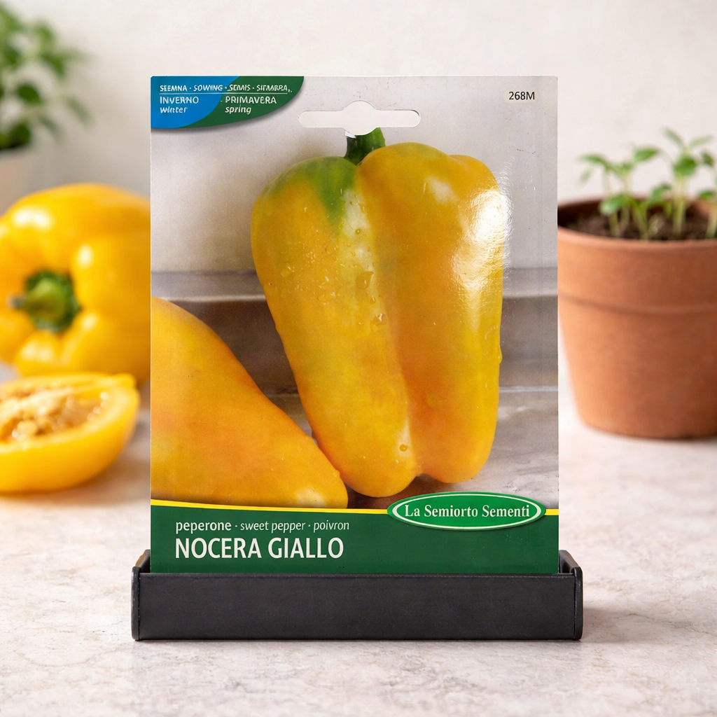بذور فلفل حلو أصفر طويل – Nocera Giallo