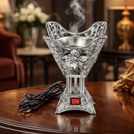 مبخرة كهربائية فاخرة - مصنوعه من المعدن