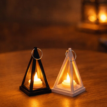 فانوس شمعة LED ديكوري بتصميم عصري