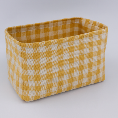 سلة تخزين قماشية صغيره وانيقه