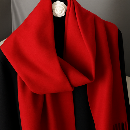 سكارف ميكاسا الاحمر