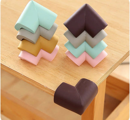 واقي زوايا الأثاث الإسفنجي لحماية الأطفال (عبوة 4 قطع)