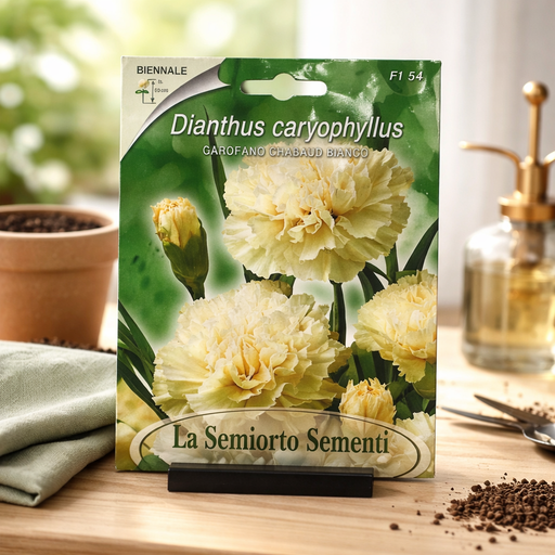 بذور قرنفل زينة أبيض – Garofano Chabaud Bianco
